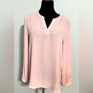 Theory light pink blouse size M